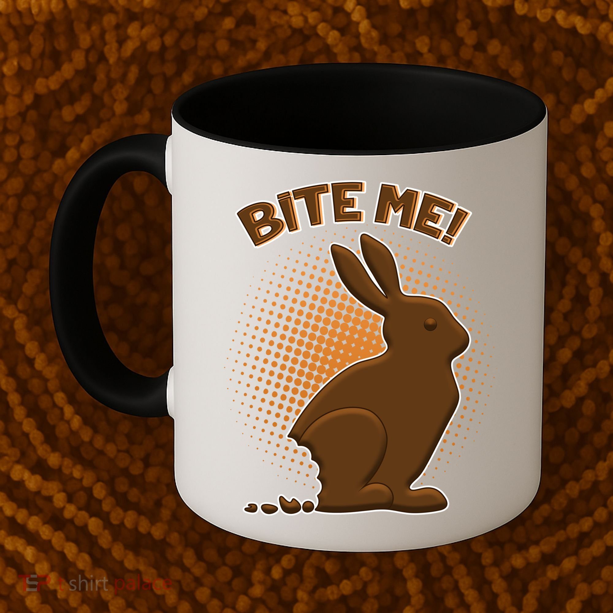 Bite Me! Chocolate Easter Bunny Coffee Mug