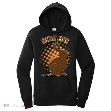 Bite Me! Chocolate Easter Bunny Women's Hoodie