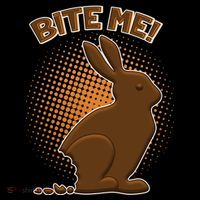 Bite Me! Chocolate Easter Bunny Mousepad thumb 1