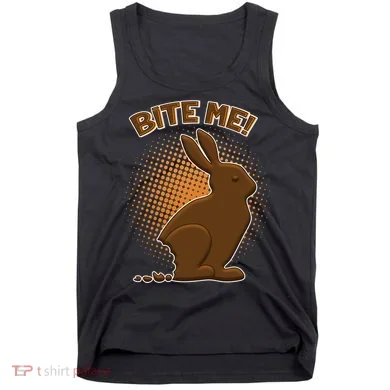 Bite Me! Chocolate Easter Bunny Tank Top