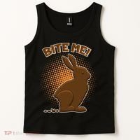 Bite Me! Chocolate Easter Bunny Tank Top thumb 2