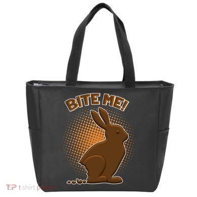 Bite Me! Chocolate Easter Bunny Tote Bag