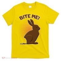 Bite Me! Chocolate Easter Bunny T-Shirt thumb 0