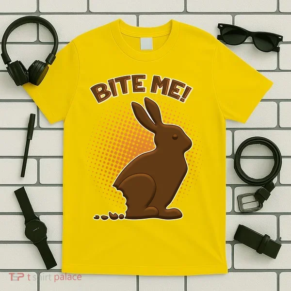 Bite Me! Chocolate Easter Bunny T-Shirt