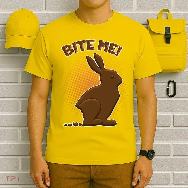 Bite Me! Chocolate Easter Bunny T-Shirt