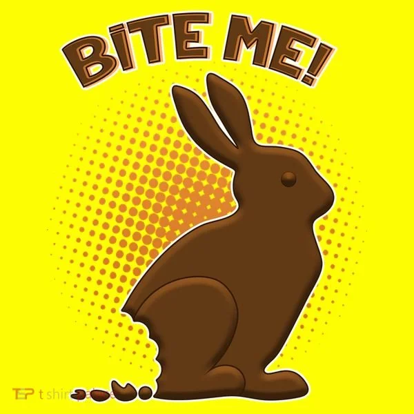Bite Me! Chocolate Easter Bunny T-Shirt