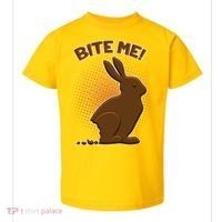 Bite Me! Chocolate Easter Bunny Toddler T-Shirt thumb 0