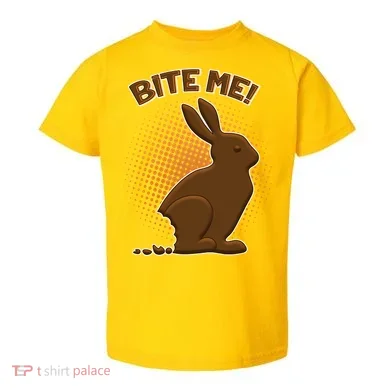 Bite Me! Chocolate Easter Bunny Toddler T-Shirt