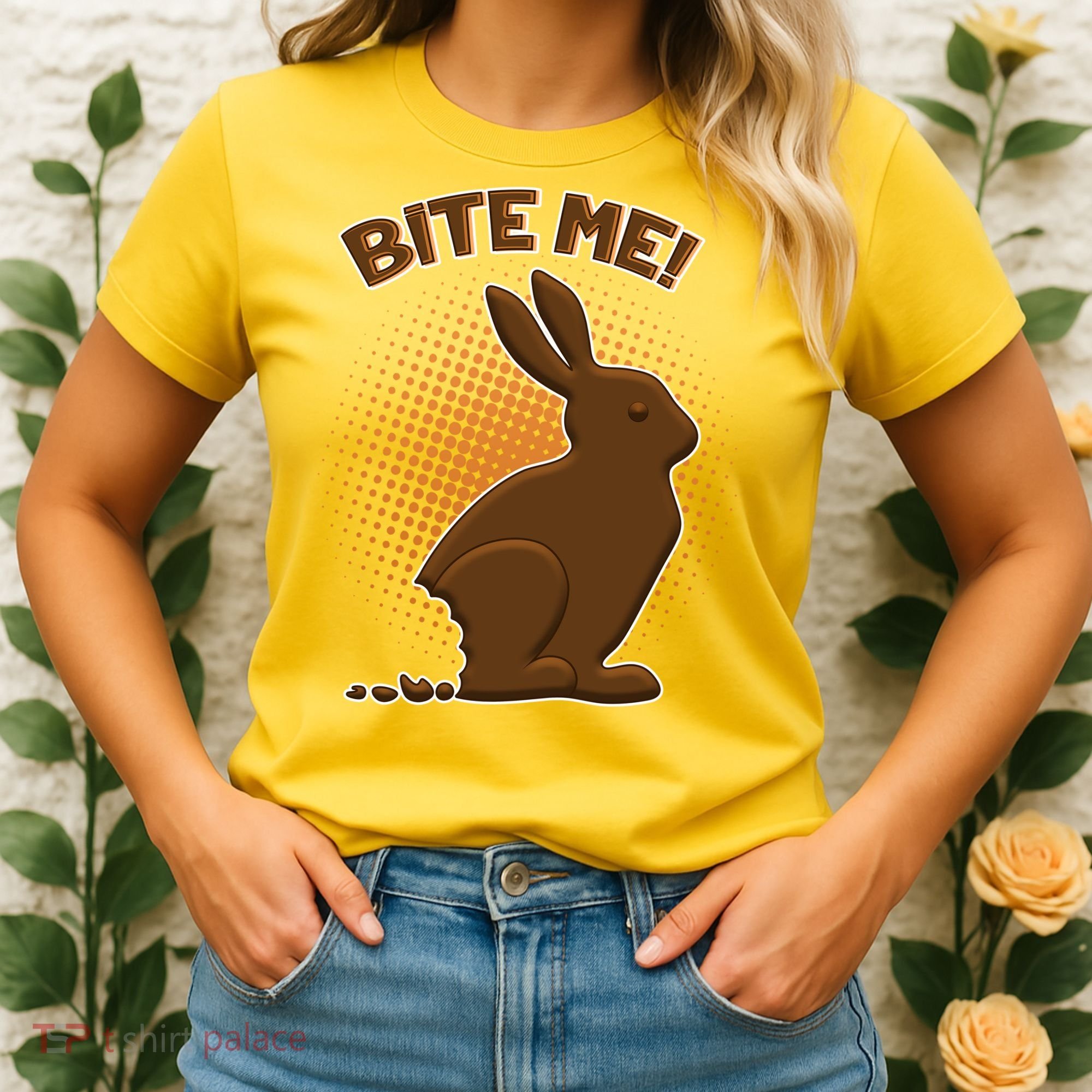 Bite Me! Chocolate Easter Bunny Women's T-Shirt