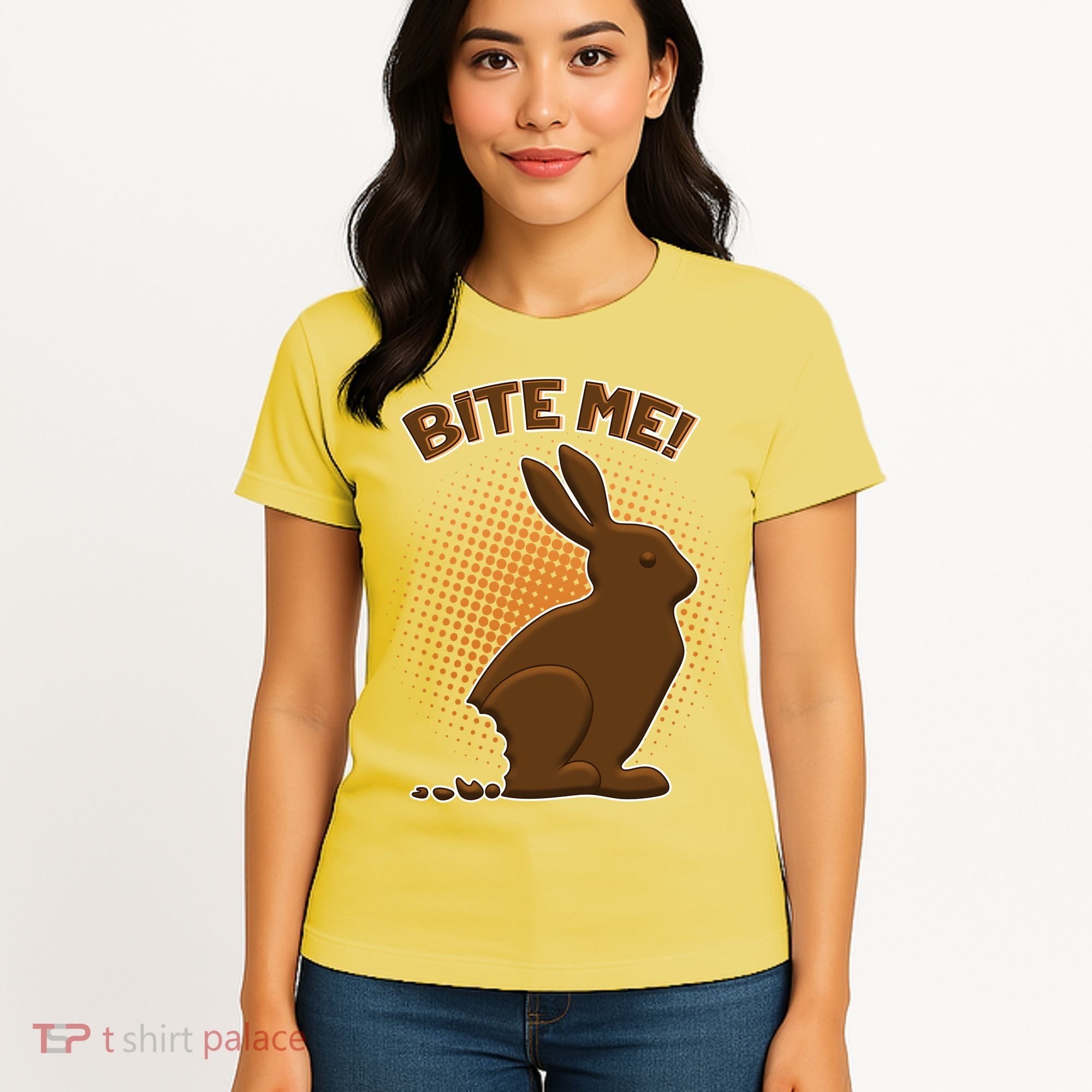 Bite Me! Chocolate Easter Bunny Women's T-Shirt