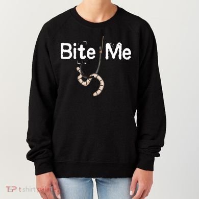 Bite Me Fish Hook Women's Sweatshirt
