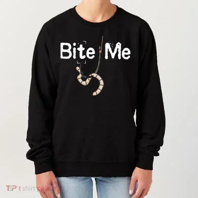 Bite Me Fish Hook Women's Sweatshirt