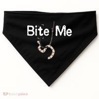 Bite Me Fish Hook USA-Made Doggie Bandana thumb 0