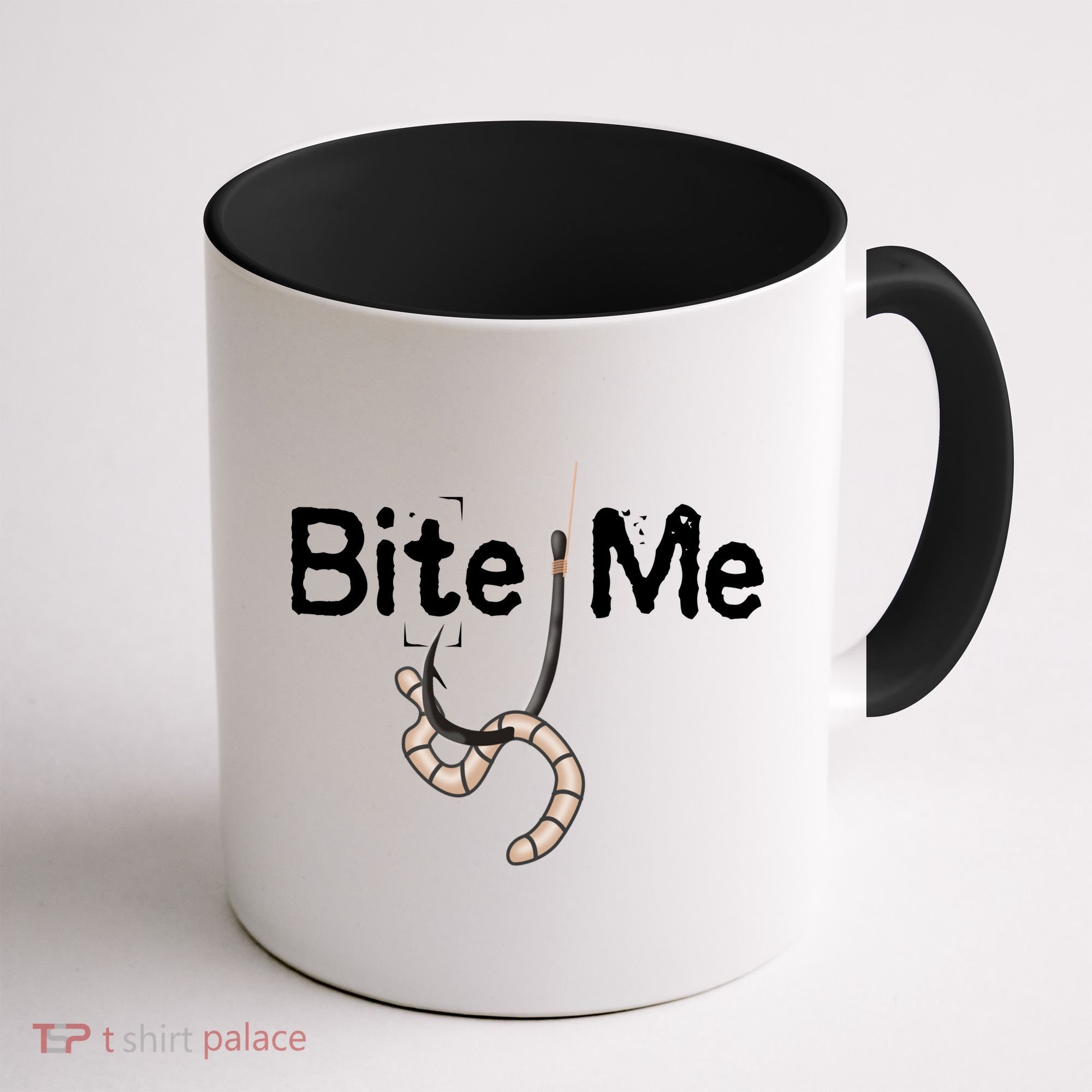 Bite Me Fish Hook Coffee Mug