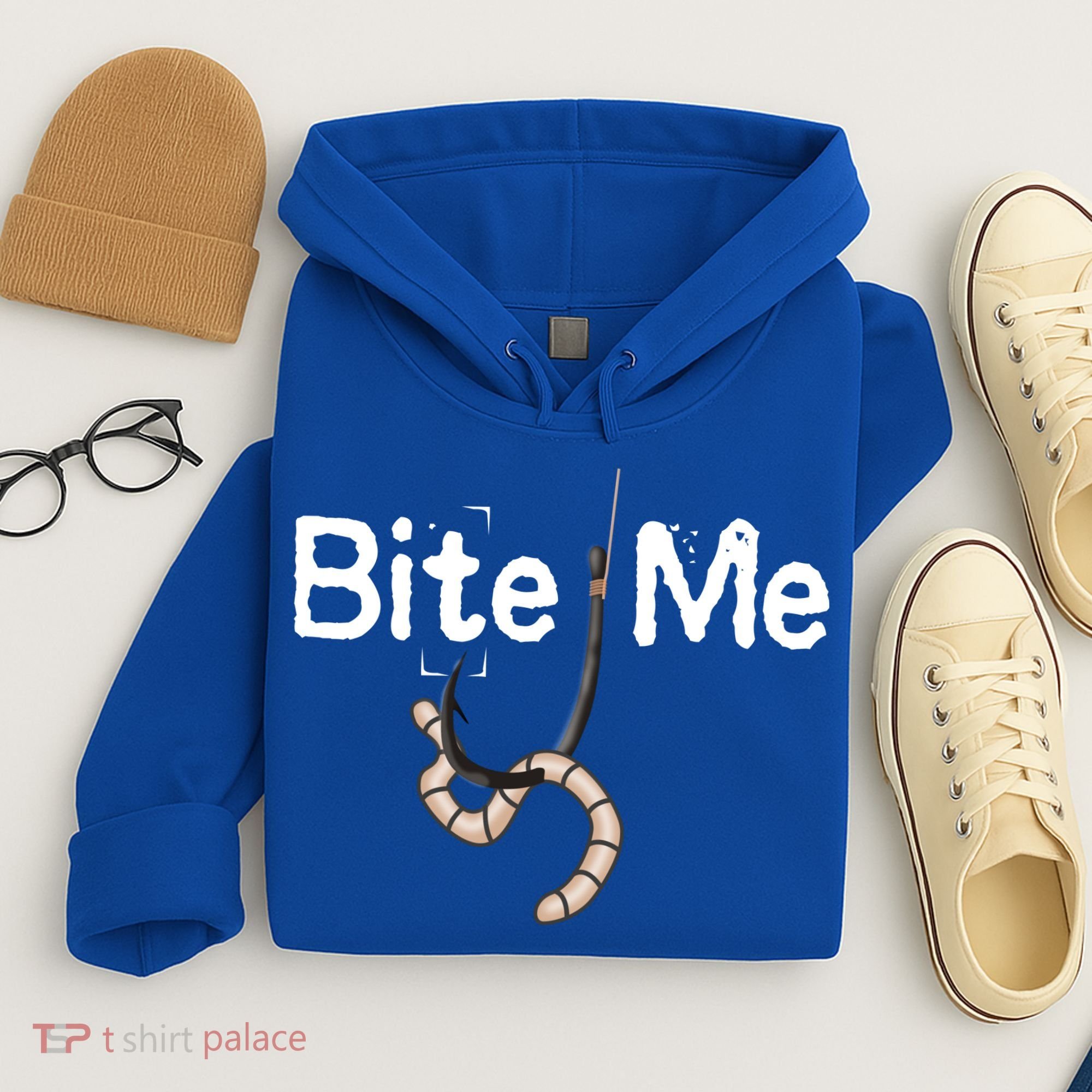 Bite Me Fish Hook Hoodie