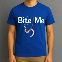 Bite Me Fish Hook T-Shirt thumb 3