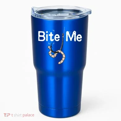Bite Me Fish Hook Tumbler