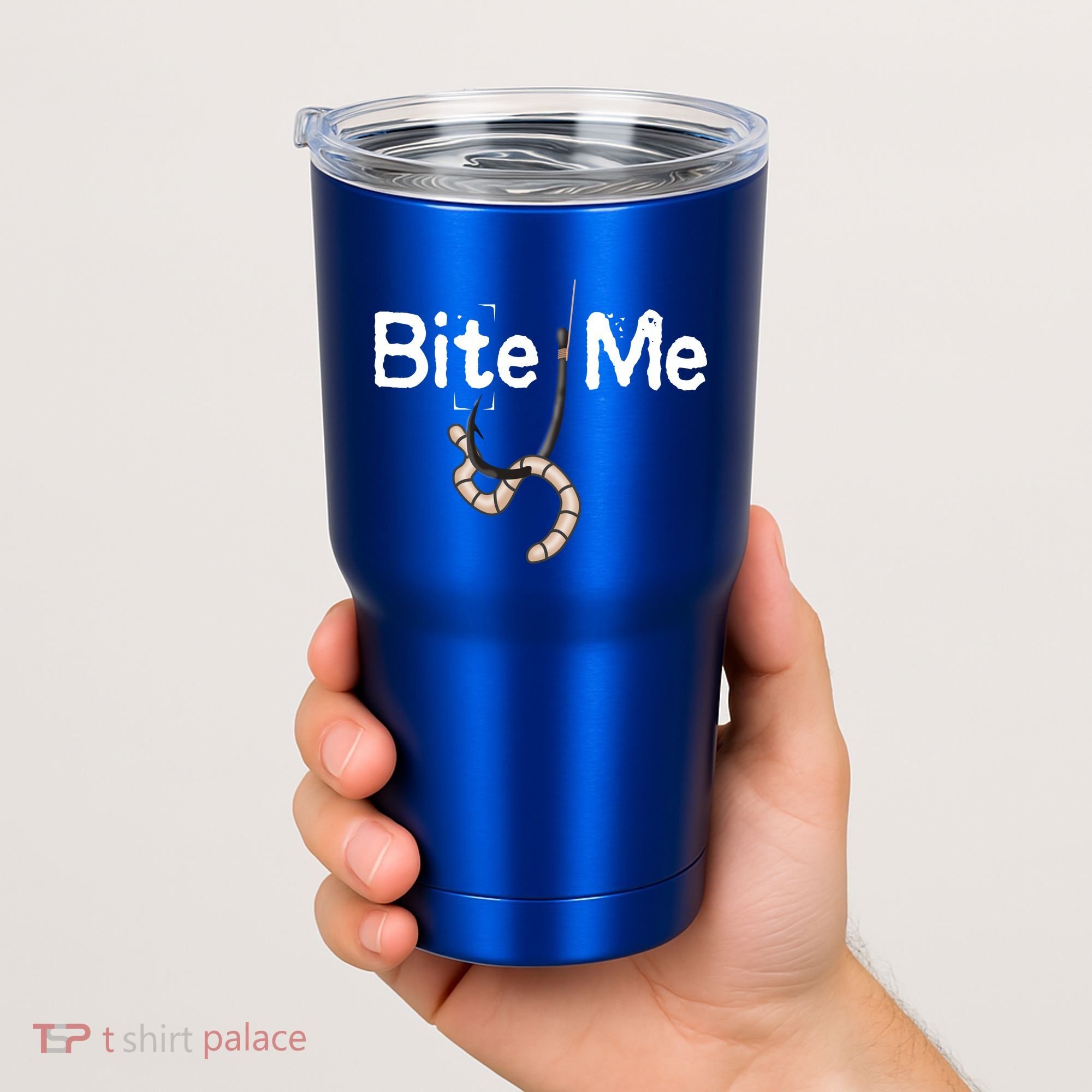 Bite Me Fish Hook Tumbler