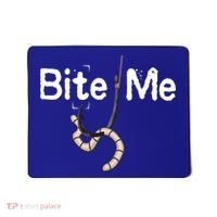 Bite Me Fish Hook Mousepad thumb 0