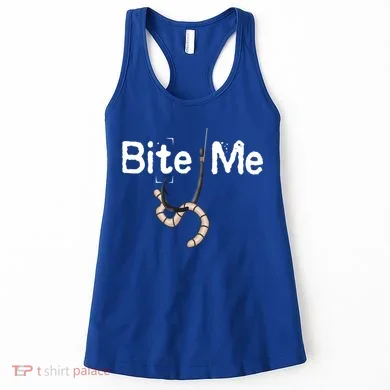 Bite Me Fish Hook Women's Tank Top