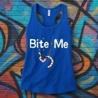 Bite Me Fish Hook Women's Tank Top thumb 3
