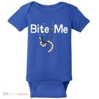Bite Me Fish Hook Baby Bodysuit thumb 0