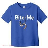 Bite Me Fish Hook Toddler T-Shirt thumb 0