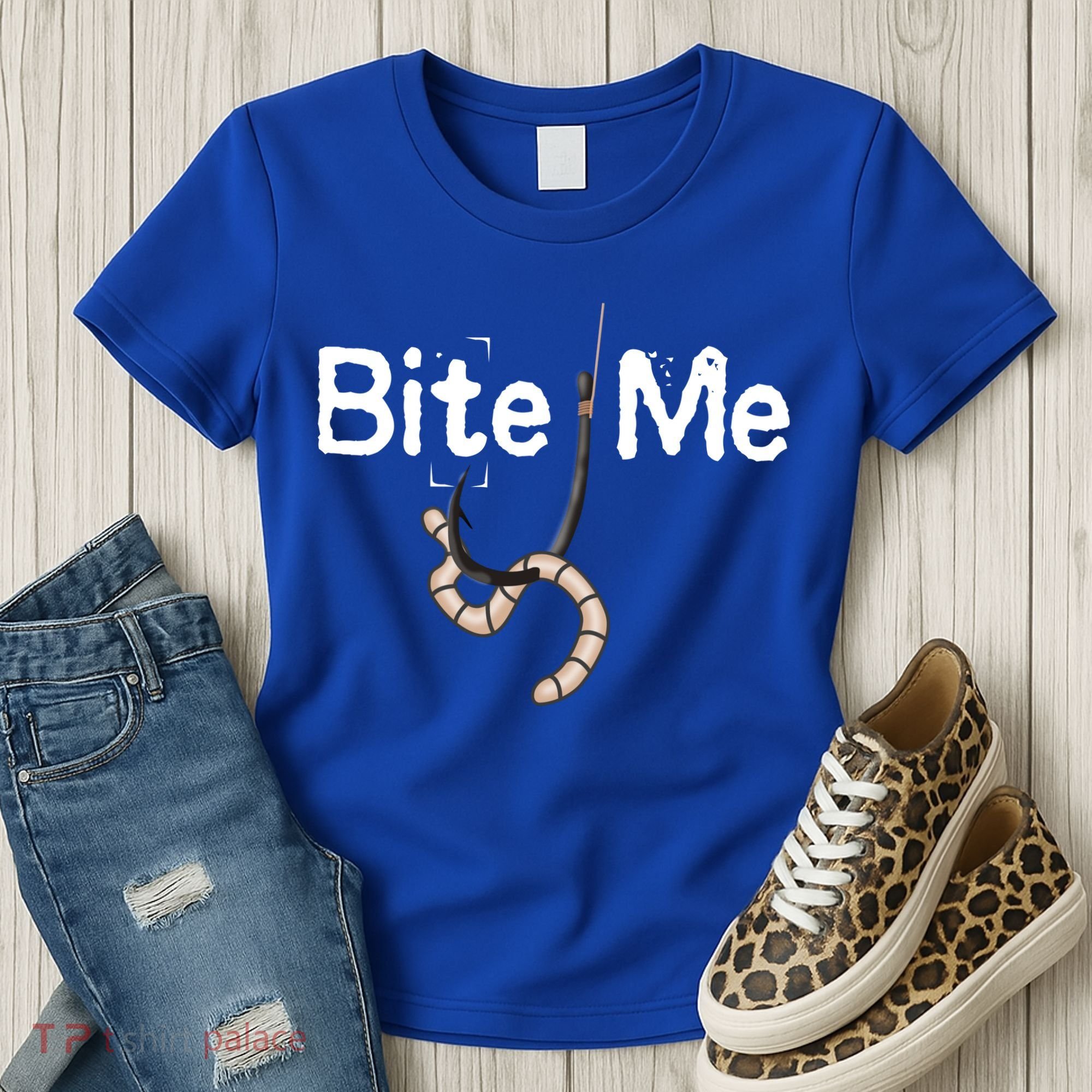 Bite Me Fish Hook Women's T-Shirt