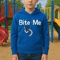 Bite Me Fish Hook Kids Hoodie thumb 2