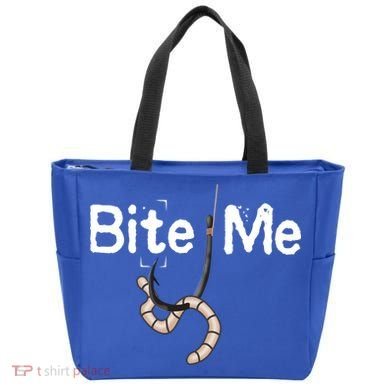 Bite Me Fish Hook Tote Bag