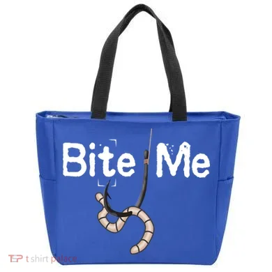Bite Me Fish Hook Tote Bag