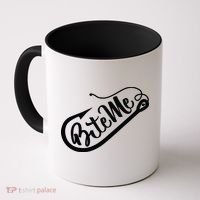 Bite Me Fish Hook Funny Fishing Coffee Mug thumb 0