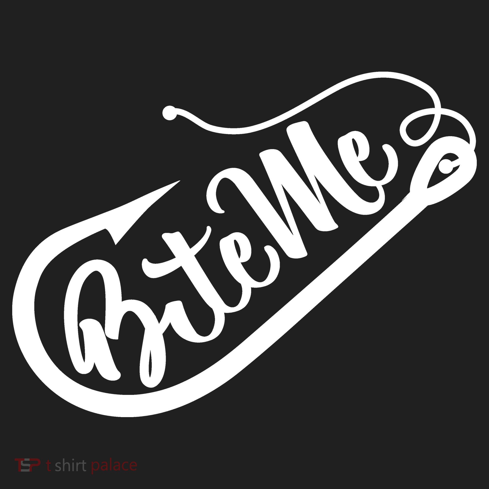 Bite Me Fish Hook Funny Fishing Tumbler