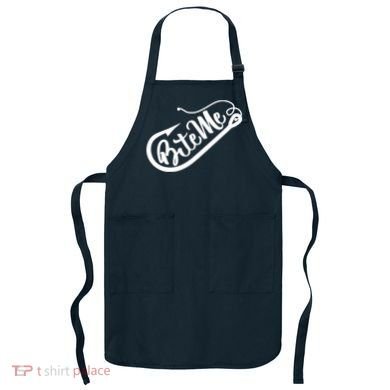 Bite Me Fish Hook Funny Fishing Apron