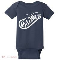 Bite Me Fish Hook Funny Fishing Baby Bodysuit thumb 0