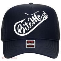 Bite Me Fish Hook Funny Fishing Hat thumb 0
