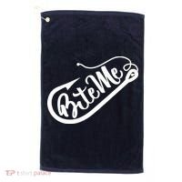 Bite Me Fish Hook Funny Fishing Golf Towel thumb 0