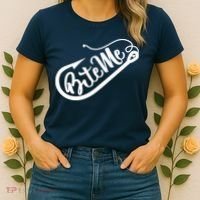 Bite Me Fish Hook Funny Fishing Women's T-Shirt thumb 2