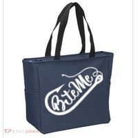Bite Me Fish Hook Funny Fishing Tote Bag thumb 2