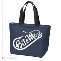 Bite Me Fish Hook Funny Fishing Tote Bag thumb 3