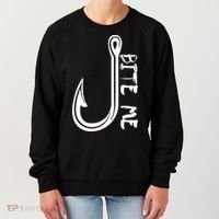 Bite Me Fishing Hook Women's Sweatshirt thumb 0