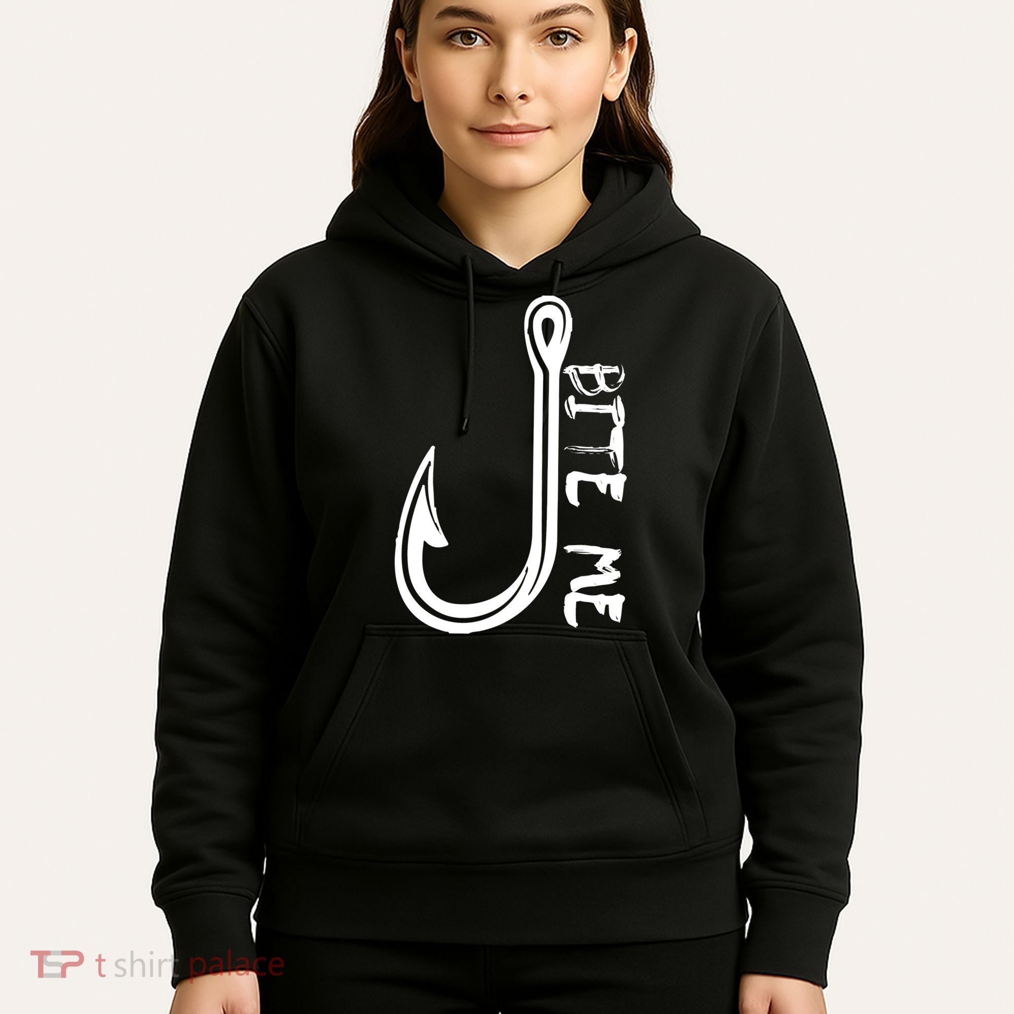 Bite Me Fishing Hook Hoodie