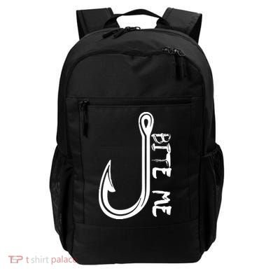 Bite Me Fishing Hook Backpack