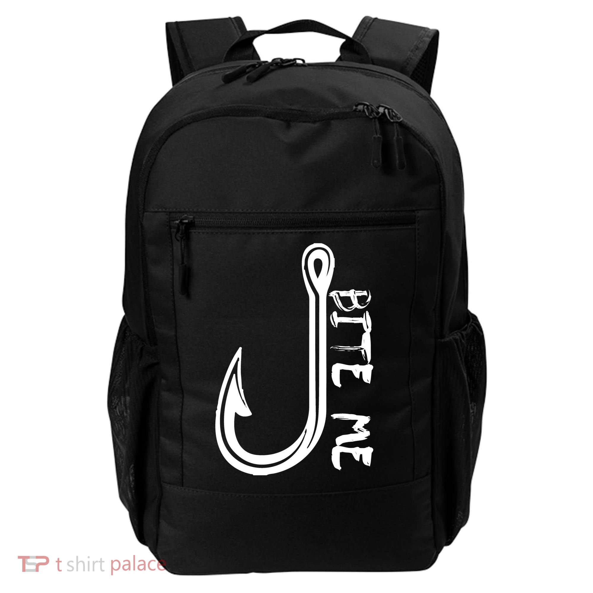 Bite Me Fishing Hook Backpack