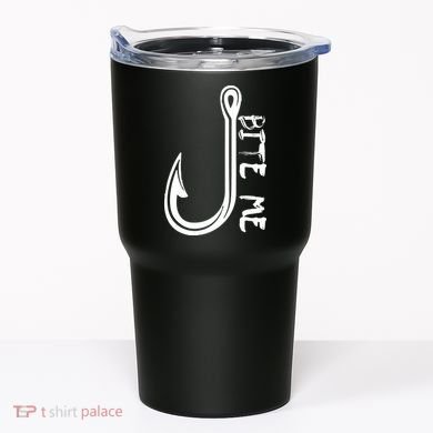 Bite Me Fishing Hook Tumbler