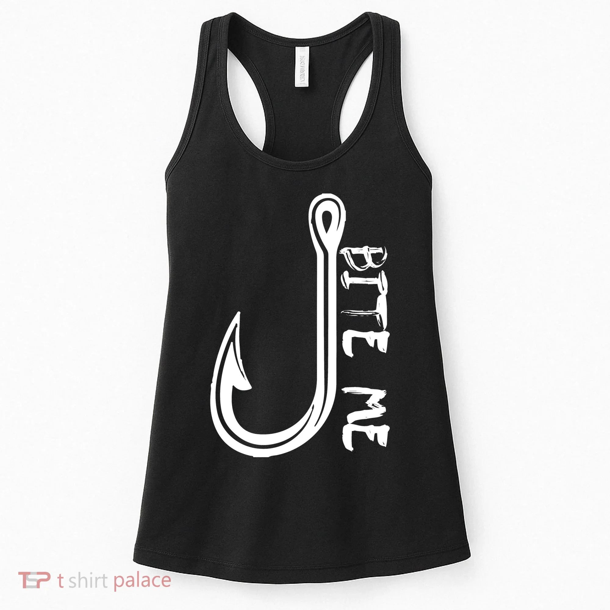 Bite Me Fishing Hook Women's Tank Top