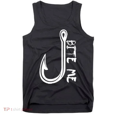 Bite Me Fishing Hook Tank Top