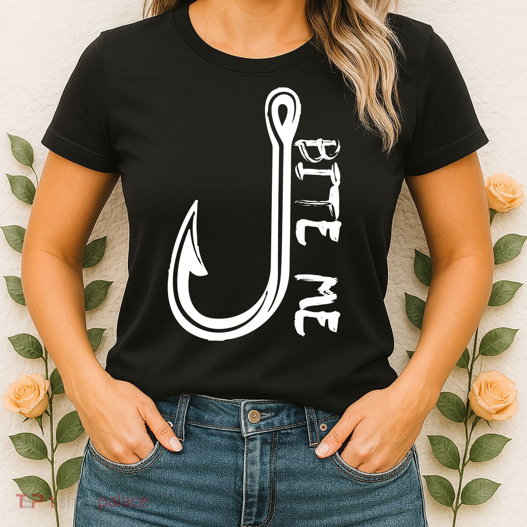 Bite Me Fishing Hook Women's T-Shirt