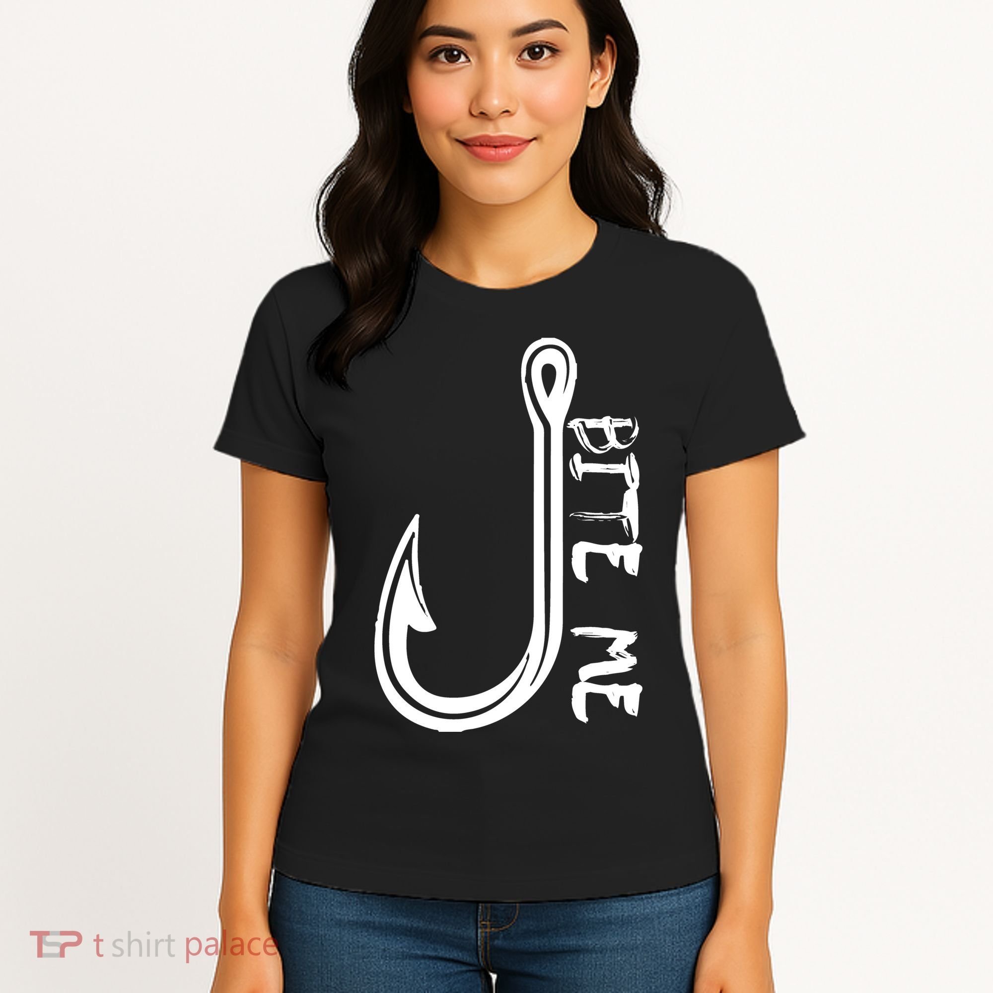 Bite Me Fishing Hook Women's T-Shirt