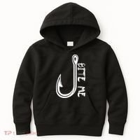 Bite Me Fishing Hook Kids Hoodie thumb 0